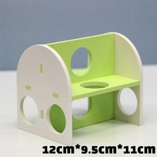 햄스터 장난감 나무 무지개 다리 시소 스윙 소형 애완 동물 등반 DIY 케이지 액세서리, 27. 7-C, 1개
