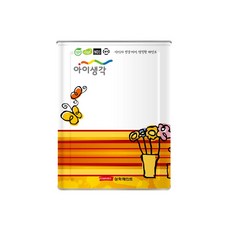  삼화페인트 아이생각 수성아크론 백색 친환경페인트, 1통, 18L, 반광 