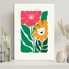 세잔느화실 마음치유 안정감을 주는 따뜻한 아이방꾸미기 인테리어그림 액자, 03.굿베어샤프란2