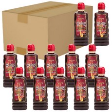 캡사이신 매운맛 소스 550g 대용량 box 모든요리 사용가능, 12개