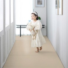 파크론 베어베베 PU 클린 항균 폴더매트 코튼베이지 110(2단) 110x200x4cm, 코튼베이지 110x200x4cm, 베이지