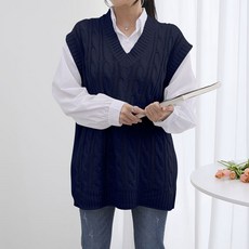 오버핏조끼