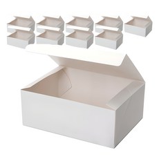 素色禮盒 4 號 21 x 15 x 8 cm, 10個, 白色