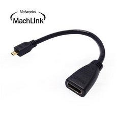 마하링크 HDMI F to Micro HDMI M 변환젠더 15cm H015, 3개