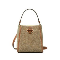 Tory Burch Mcgraw 펠트 스몰 버킷 백 숄더백 크로스백