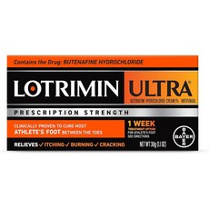 로트리민 Lotrimin Ultra 1 Week Athlete's Foot Treatment 1주 무좀 백선 관리크림 30g, 1개