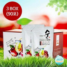 [팸쿡] 경북 영주 사과즙 애플순 100ml 30포 x 3박스