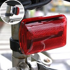 후레쉬 led 등 킥보드 자전거 조명 경고 자전거 5 미등 유모차용 자전거 라이트 배터리 조명, 보여진 바와 같이