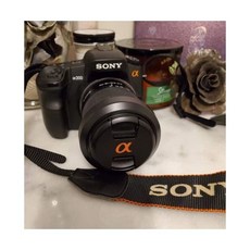 소니 알파 a200 DSLR 카메라 W/AF 18-55mm 줌 렌즈 - 소니a200