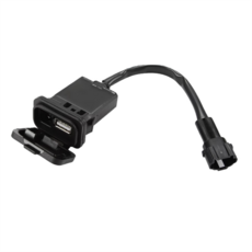 CFMOTO 450SR SR450 800NK 800 NK용 오토바이 USB 전원 충전 인터페이스 소켓 임펄스 충전 포트, 검은색
