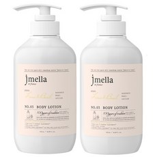 jmella 法式漫舞香水身體乳液, 青檸與羅勒香, 500ml, 弱酸性配方, 2瓶