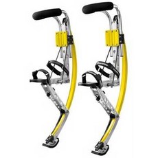 높이뛰기 슈즈 스포츠 탄력 높이뛰기 신발 스카이워크, 성인90KG-110KG, 옐로우, 1개