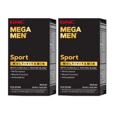 GNC 지앤씨 메가맨 스포츠 180정1+1 Mega Men Sports 180cts 1+1, 180개, 2개