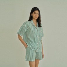 조스라운지 (w) Green Tea Short Pajama Set