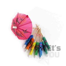 레츠 파라솔꽂이 40P 이쑤시개 은행꼬치 과일꼬치, 1개