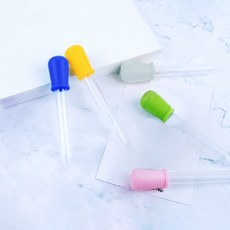 [3개] 스포이드 어항 5ml 물감 DD 11791 눈금 놀이 미니 컬러, 그린, 3개