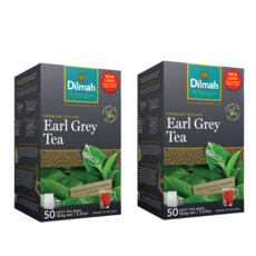Dilmah Earl Grey Tea 딜마 얼그레이 50티백, 2개