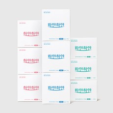 하얀하얀 유기농 순면 생리대 9팩 (라이너 중형 대형), 팬티라이너5팩+대형2팩+중형2팩, 9개