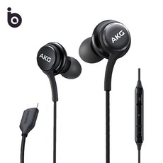 삼성 AKG 갤럭시 s20 s24 노트20 스마트폰 C타입 게임용 인강 이어폰 블랙