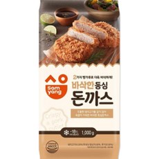 삼양 바삭한 등심 돈까스 1kg 냉동, 1개