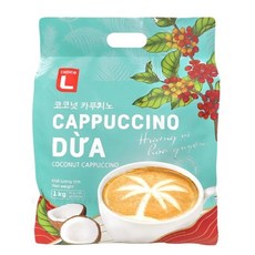 베트남 롯데마트 초이스엘 코코넛 카푸치노, 1개, 50개입, 1kg, 20g