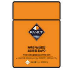 그레인온 카무트 브랜드밀 프리미엄 효소 90 3g x 30포, 2개, 90g