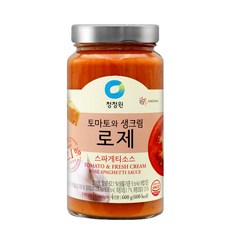 청정원 토마토와 생크림 로제 스파게티소스, 600g, 10개
