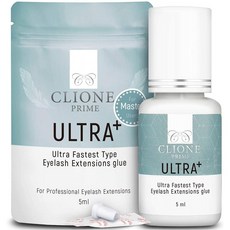 Clione Prime Ilash Extension Glue - 5ml Black 1초 건조 시간 9주 유지 래시 확장용 접착제 프로페셔널 아이러시 접착, 1