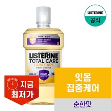 NEW 리스테린 토탈케어 검케어 마일드 구강청결제