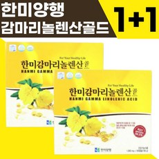 [1+1] 한미 감마리놀렌산골드 달맞이꽃종자유 한미감마리올렌산 1000mg HANMI GAMMA LINOLENIC ACID GOLD, 2박스, 360정