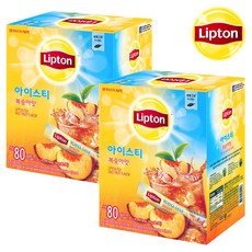 립톤 아이스티믹스 복숭아맛, 14g, 80개입, 2개