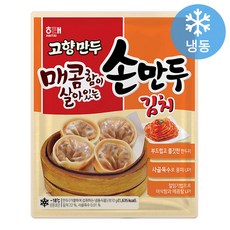 해태 고향만두 매콤함이 살아있는 손만두 김치, 810g, 2개