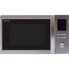날카로운 R922STWE 3-in1 전자레인지 그릴및 온에어/32 L/1000 W/1100 W 적외선 그릴/2500 W 핫에어/LED 디스플레이/10 자동, 단일옵션