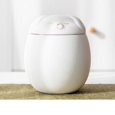 반려동물유골함 모양 장례식 개 항아리 400ML 검정 화장 170ML 재 기념 애완견, 1개
