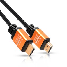 네모라 VER 2.0 골드메탈 HDMI 모니터 케이블, 네모라 HDMI 케이블 3M