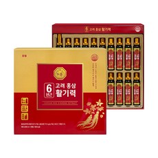 휴럼 6년근 고려홍삼활기력, 20개, 20ml