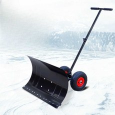 제설삽 넉가래 바퀴형 바퀴달린 제설 대형삽 기본형, 1개