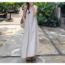데일리레디 민소매 여름 롱 원피스 바캉스룩
