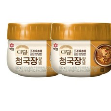 CJ 다담 청국장찌개 양념 530g 4개