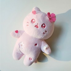 냐한남자 벚꽃 춘배 봉제 인형 애착 고양이 27cm