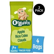 올가닉스 애플 라이스 케이크 클라우드 Organix Apple Rice Cake Clouds, 72g, 2개