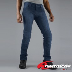 오토바이 케블라 바이크 진 팬츠 보호대 WJ747 BLUE, INDIGO-BLUE-3XL-38