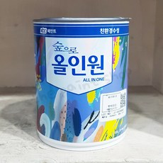KCC 페인트 숲으로 올인원 다용도 친환경페인트 0.9L (무광), 아이보리3(NR7011)
