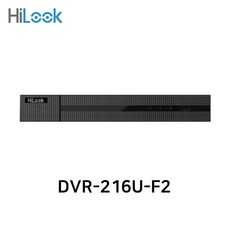 하이크비전 하이룩 최대 800만화소 16채널 올인원 DVR 녹화기 TVI/AHD/CVI/SD, DVR-216U-F2 (6TB 포함), 1개 - 하이룩dvr