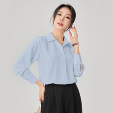 YAMANMAN 블라우스 긴팔 셔츠 오피스룩