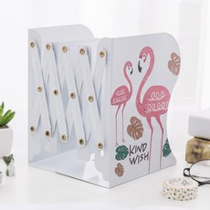 플라밍고 철제 접이식 칸막이 자바라 책상 간이책꽂이