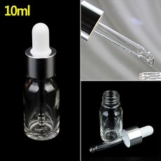 세럼공병 스포이드공병 미니스포이드공병 스포이드유리공병 10ml 유리공병 화장품용기 스포이드병 향수공병 유리스포이드병, 1