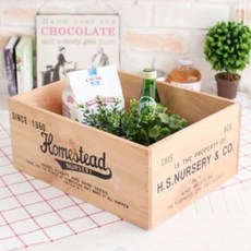 빈티지우드수납함