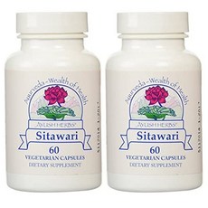 Ayush Herbs Sitawari Organic Herbal Supplement 2Pack 아유시 허브 오가닉 아유르베다 시타와리 60정 2팩 미국제조생산 건강 비타민 보충제