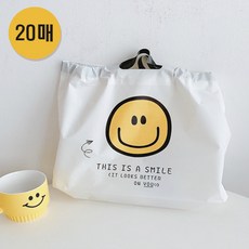 로드제 선물 포장 비닐봉투 답례품 쇼핑백, 1개, 옐로우(20매)35x25cm
